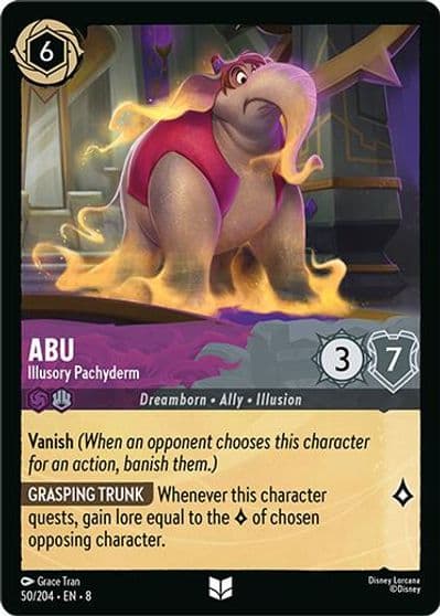 Abu Illusory Pachyderm Reign of Jafar Lorcana card