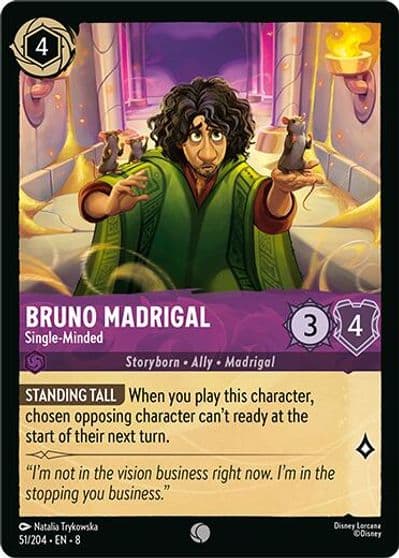 Bruno Madrigal Single Minded Reign of Jafar Lorcana card