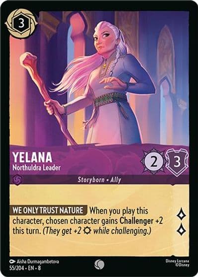 Yelana Northuldra Leader Reign of Jafar Lorcana card