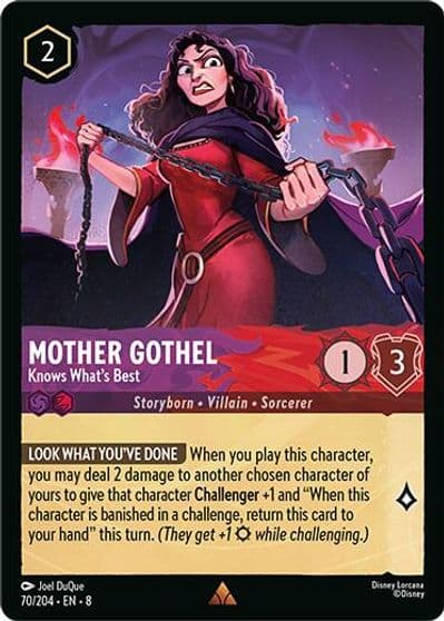 Mother Gothel Knows Whats Best Reign of Jafar Lorcana card