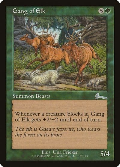 Gang of Elk Urza's Legacy Magic card