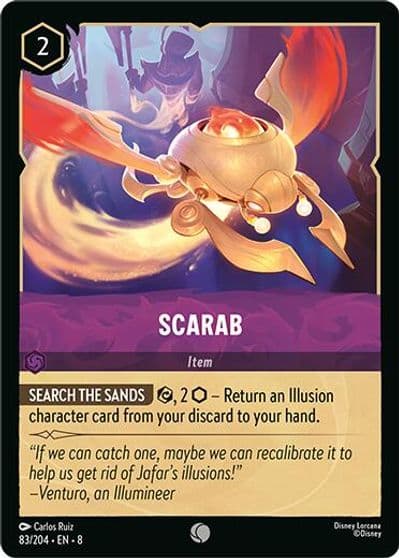 Scarab Reign of Jafar Lorcana card