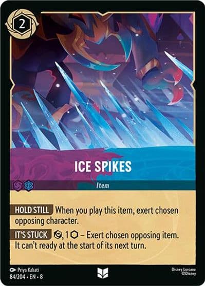 Ice Spikes Reign of Jafar Lorcana card