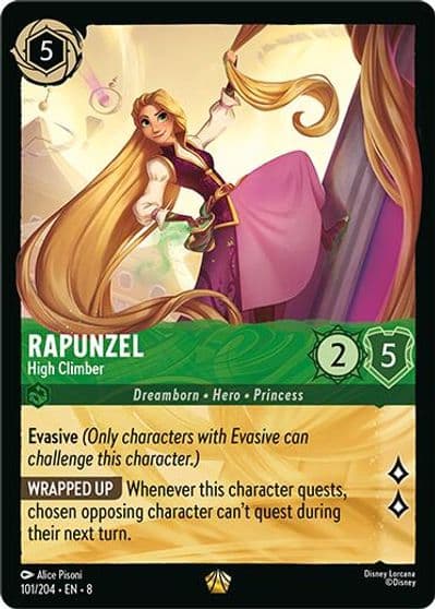 Rapunzel High Climber Reign of Jafar Lorcana card