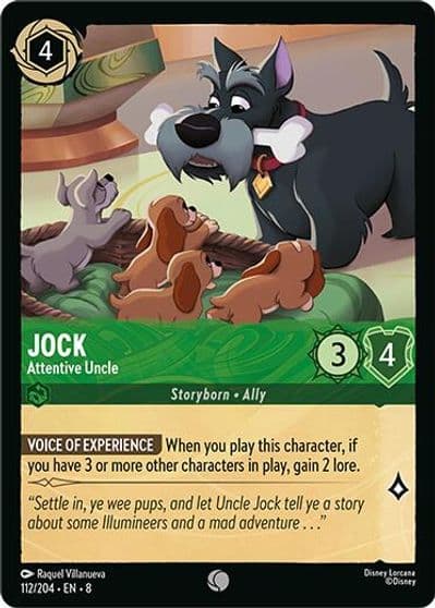 Jock Attentive Uncle Reign of Jafar Lorcana card