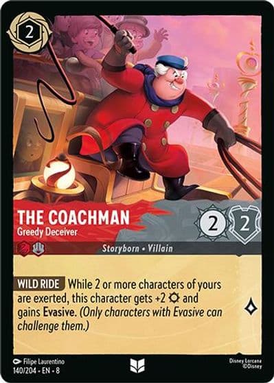 The Coachman Greedy Deceiver Reign of Jafar Lorcana card