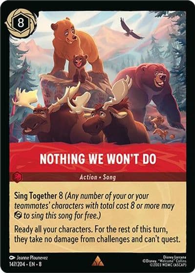 Nothing We Wont Do Reign of Jafar Lorcana card