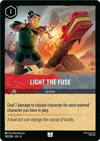 Light the Fuse Reign of Jafar Lorcana card