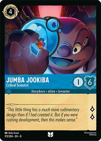 Jumba Jookiba Critical Scientist Reign of Jafar Lorcana card