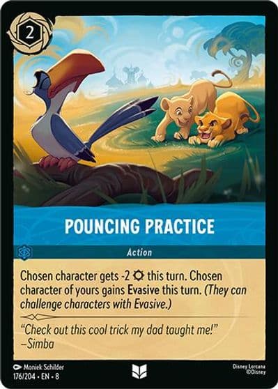 Pouncing Practice Reign of Jafar Lorcana card