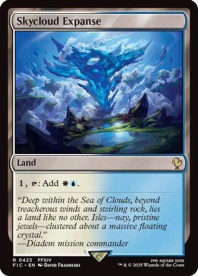 Skycloud Expanse Commander: FINAL FANTASY Magic card