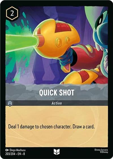 Quick Shot Reign of Jafar Lorcana card
