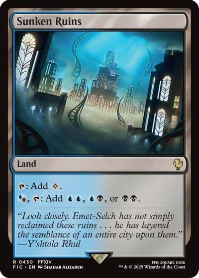Sunken Ruins Commander: FINAL FANTASY Magic card