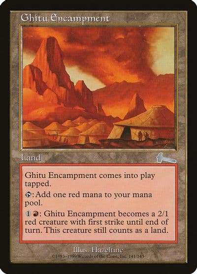 Ghitu Encampment Urza's Legacy Magic card