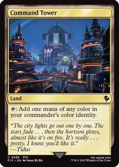Command Tower 0486 Commander: FINAL FANTASY Magic card