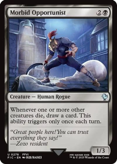 Morbid Opportunist Commander: FINAL FANTASY Magic card