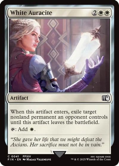 White Auracite FINAL FANTASY Magic card