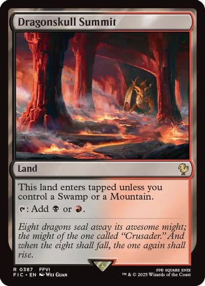 Dragonskull Summit Commander: FINAL FANTASY Magic card