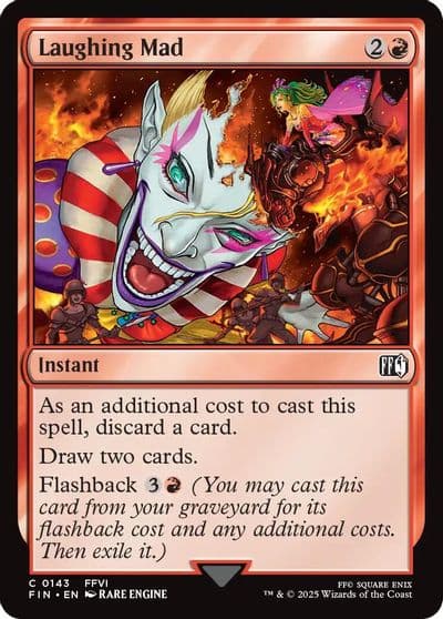 Laughing Mad FINAL FANTASY Magic card