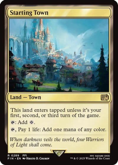 Starting Town FINAL FANTASY Magic card