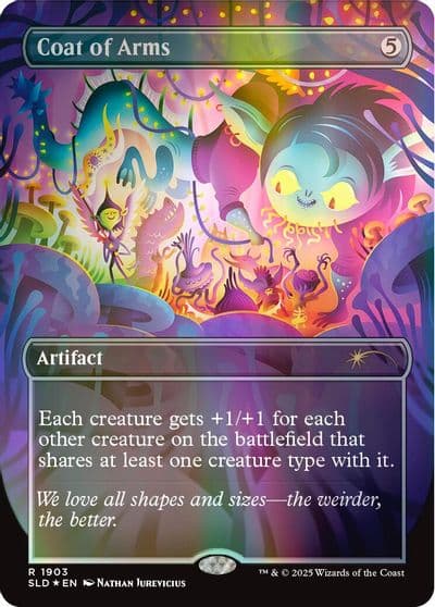 Coat of Arms 1903 Double Rainbow Foil Secret Lair Drop Series Magic card