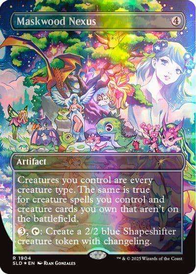 Maskwood Nexus Double Rainbow Foil Secret Lair Drop Series Magic card