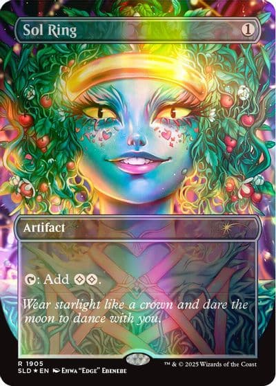 Sol Ring 1905 Double Rainbow Foil Secret Lair Drop Series Magic card