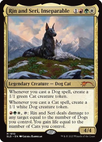 Rin and Seri Inseparable 1910 Secret Lair Drop Series Magic card