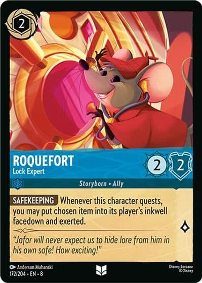 Roquefort Lock Expert Reign of Jafar Lorcana card