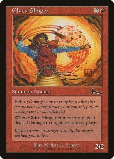 Ghitu Slinger Urza's Legacy Magic card