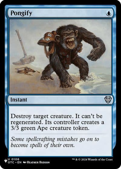Pongify OTC The List Reprints Magic card