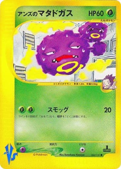 Janine's Weezing Pokemon VS Pokemon card