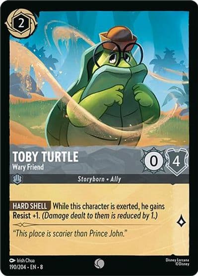 Toby Turtle Wary Friend Reign of Jafar Lorcana card