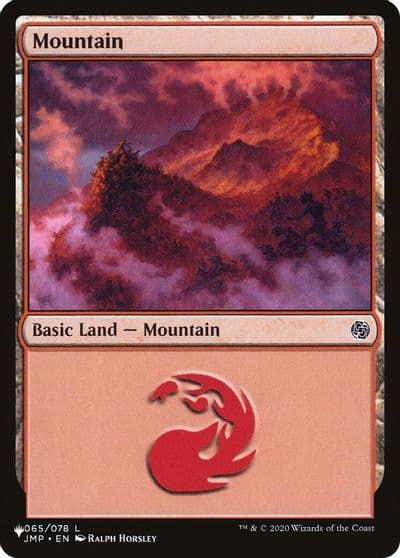 Mountain 065 JMP The List Reprints Magic card