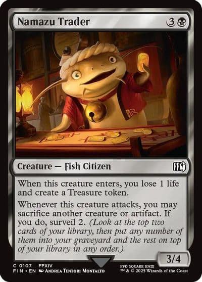 Namazu Trader FINAL FANTASY Magic card