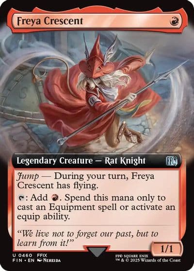 Freya Crescent Extended Art FINAL FANTASY Magic card
