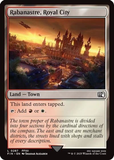 Rabanastre Royal City FINAL FANTASY Magic card