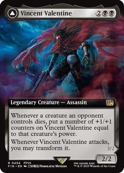 Vincent Valentine Extended Art FINAL FANTASY Magic card