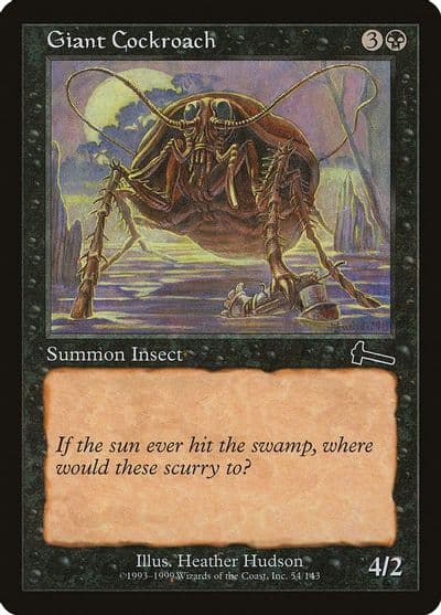 Giant Cockroach Urza's Legacy Magic card