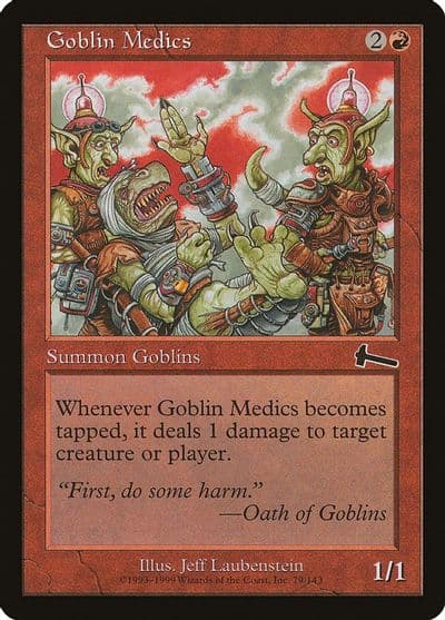 Goblin Medics Urza's Legacy Magic card