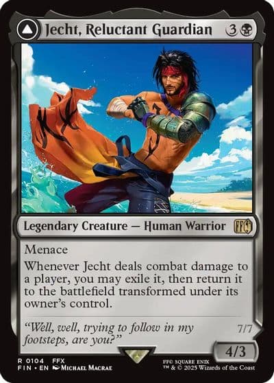 Jecht Reluctant Guardian FINAL FANTASY Magic card