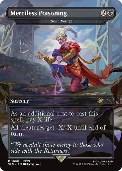 Merciless Poisoning Toxic Deluge Secret Lair Drop Series Magic card
