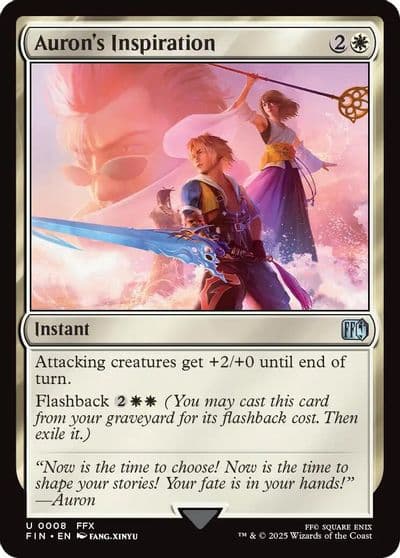 Aurons Inspiration FINAL FANTASY Magic card
