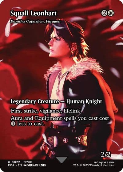 Squall Leonhart Danitha Capashen Paragon Showcase FINAL FANTASY: Through the Ages Magic card
