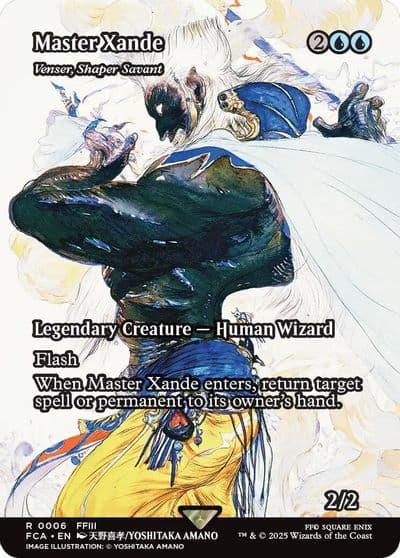 Master Xande Venser Shaper Savant Showcase FINAL FANTASY: Through the Ages Magic card