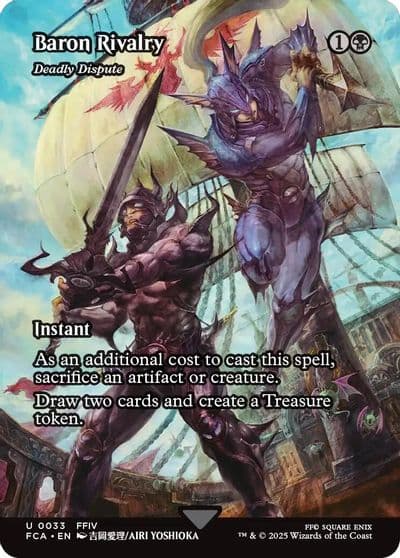 Baron Rivalry Deadly Dispute Showcase FINAL FANTASY: Through the Ages Magic card