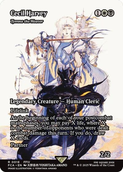 Cecil Harvey Tymna the Weaver Showcase FINAL FANTASY: Through the Ages Magic card
