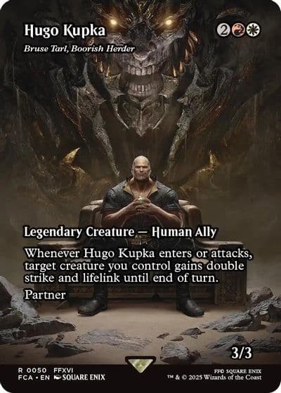 Hugo Kupka Bruse Tarl Boorish Herder Showcase FINAL FANTASY: Through the Ages Magic card