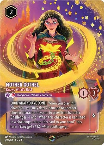 Mother Gothel Knows Whats Best Enchanted Reign of Jafar Lorcana card
