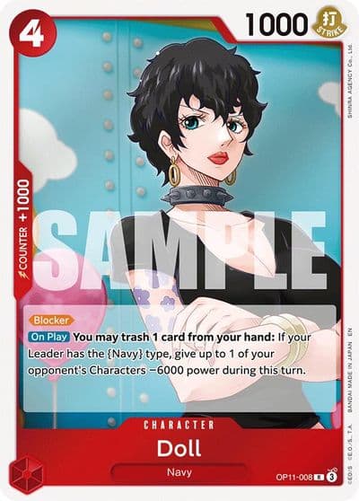 Doll A Fist of Divine Speed One Piece card